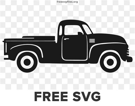 Vintage Truck Svg - Download for Free