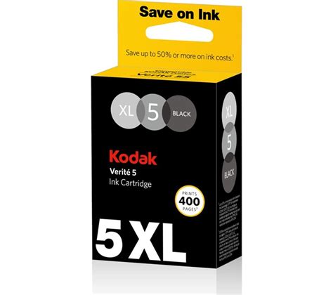 Buy KODAK Verite 5XL Black Ink Cartridge | Free Delivery | Currys