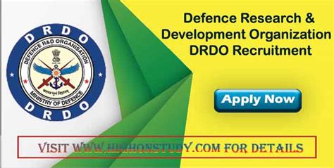 DRDO Recruitment 2023 - Apply for 55 Project Scientist Posts