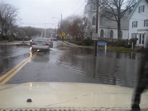 Flooded Downtown Mystic | Downtown Mystic, CT, at the tail e… | Flickr