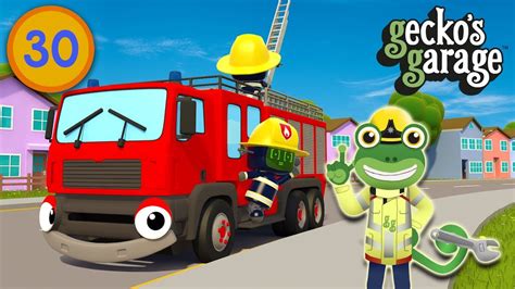 Gecko's Fire Truck Saves The Day | Gecko's Garage | Educational Videos For Toddlers | Truck ...