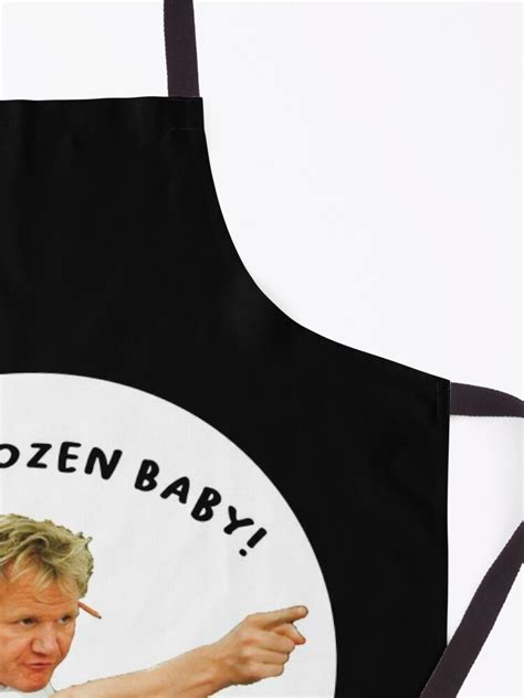 "Gordon Ramsay funny fresh frozen text round design" Apron for Sale by ...