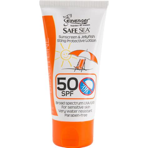 Safesea Sunblock Jellyfish Sting Protective Lotion 2oz Tube SPF 50 – Shop709.com