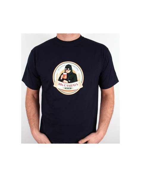 80s Casuals Tradizione T-shirt Navy - 80s casuals t shirts