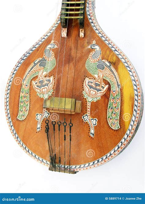 Antique Veena, Indian Ethnic Music Stock Photo - Image of asian ...