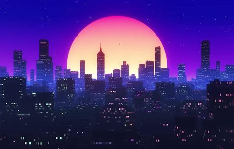 Retrowave City Wallpapers - Wallpaper Cave