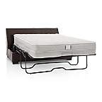 Axis Leather Armless Full Sleeper Sofa with Air Mattress | Crate & Barrel