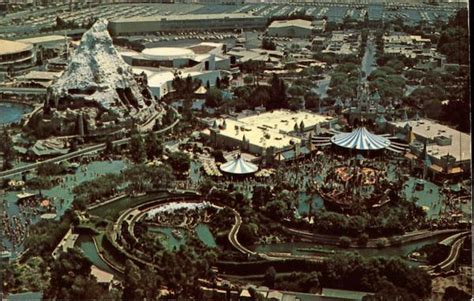 Aerial View of Disneyland Anaheim, CA