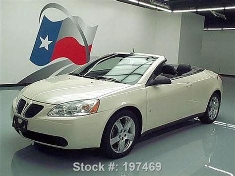 Buy used 2009 PONTIAC G6 GT HARDTOP CONVERTIBLE HTD LEATHER 72K TEXAS DIRECT AUTO in Stafford ...