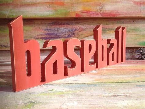 Gift for baseball fans baseball sign wall decor baseball | Etsy