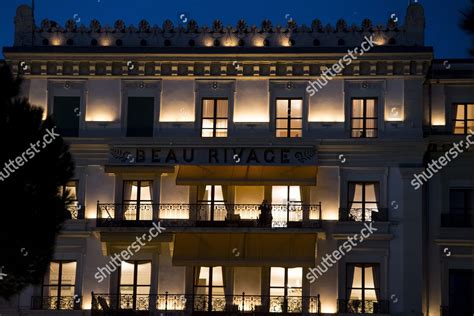 BEAU-RIVAGE PALACE PICTURED SUNSET DURING MEETING Editorial Stock Photo ...