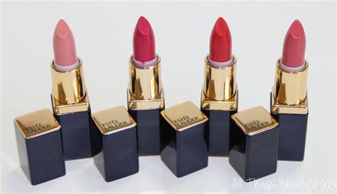 Estee Lauder Pure Color Envy Sculpting Lipstick Collection Swatches ...