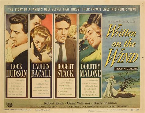 Written on the Wind 1956 U.S. Title Card - Posteritati Movie Poster Gallery