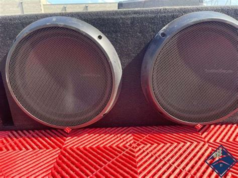 Rockford Fosgate Subwoofer Box & Subs with Kenwood Amplifier - Estate ...