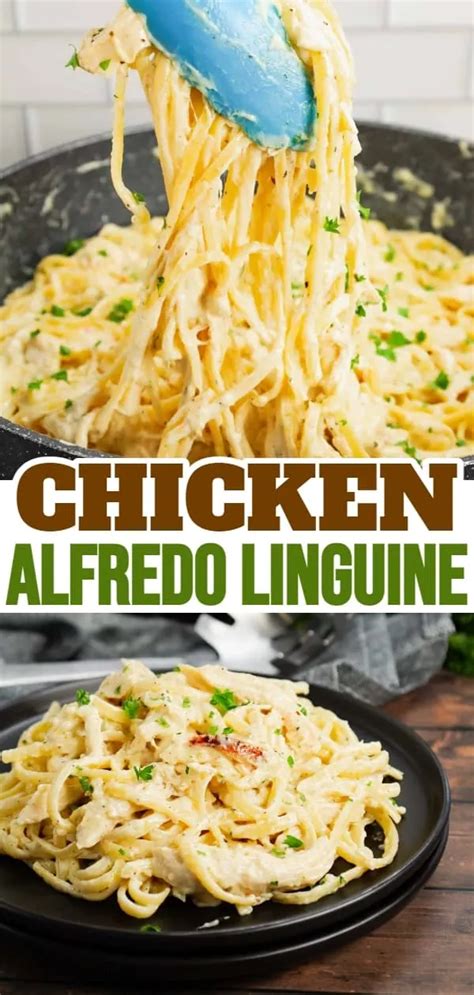 Chicken Alfredo Linguine - THIS IS NOT DIET FOOD