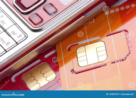 Mobile Phone with Sim Cards Stock Photo - Image of phones, provider: 19383378