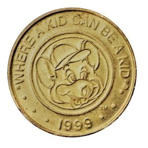 Chuck E. Cheese Tokens 1995 to 2OO8 Retro Coin - Etsy