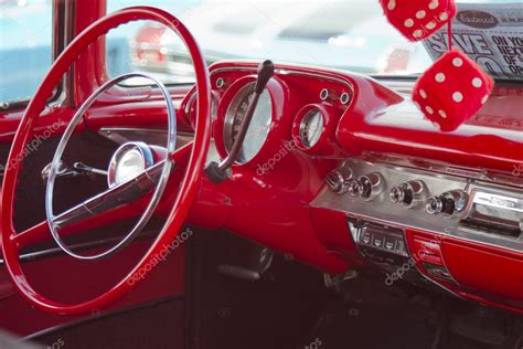 Pictures: 57 chevy interior | Two Door 57 Chevy Red Interior – Stock Editorial Photo ...