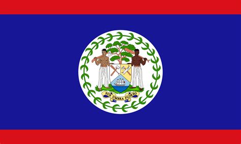 Belize Flag Colouring Page – Flags Web