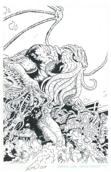 Cthulhu Comic Art | Cthulhu, Horror art, Art