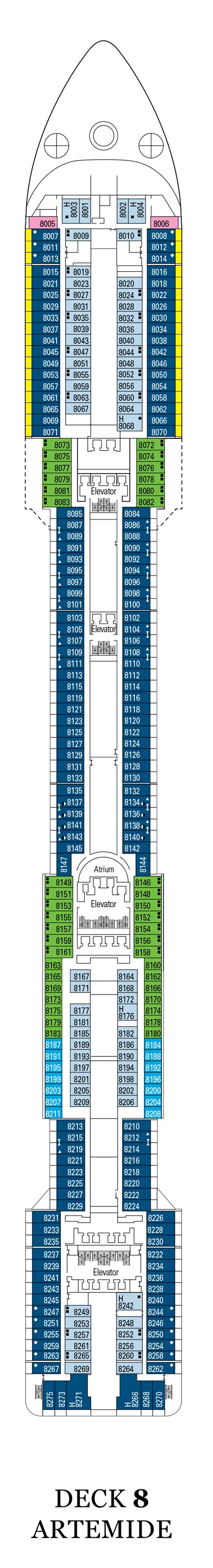 MSC Divina Deck Plans | CruiseInd