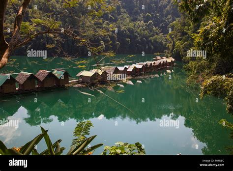 Khao Sok Floating Bungalows Stock Photo - Alamy