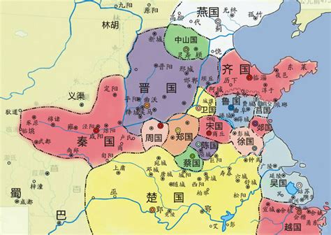 春秋战国时期的地图 春秋战国时期地图历史