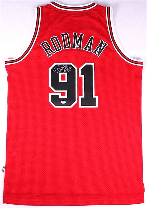 Dennis Rodman Signed Bulls Jersey (PSA COA) | Pristine Auction