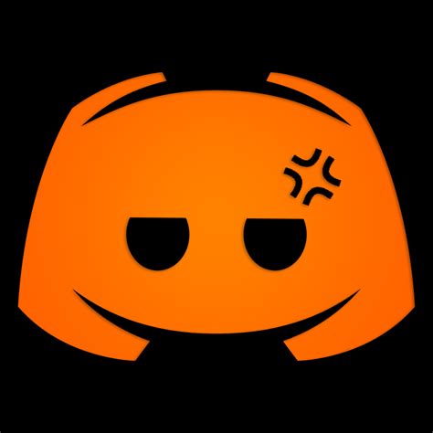 discord logo angry VG teck | Orange icons:), Custom icons, Person icon