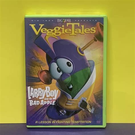 VEGGIETALES LARRY BOY and the Bad Apple (DVD,2005) LNC avec inserts LIVRAISON GRATUITE EUR 14,05 ...