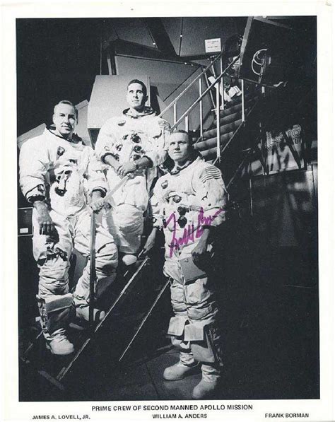 Astronaut FRANK BORMAN - Apollo 8 Crew Photo