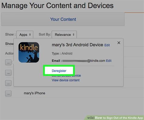 3 Ways to Sign Out of the Kindle App - wikiHow