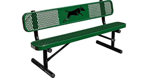 6′ Dog Park Bench – Pet and Playground