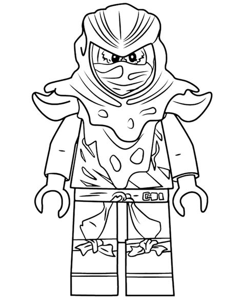 Evil Green Ninja coloring page Ninjago - Topcoloringpages.net