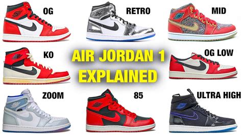 What Are The Different Types Of Jordan Shoes? - Shoes Coco - All About ...