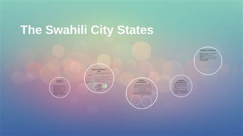 Swahili City States by Katie Abbott