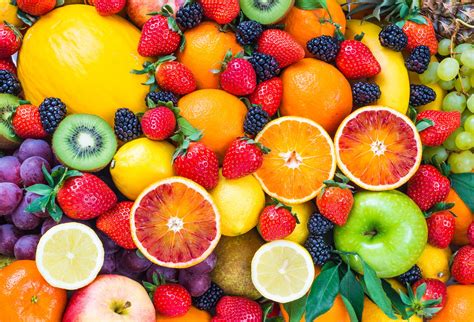 Bunch of assorted fruit lot, food, fruit, strawberries, blood orange HD wallpaper | Wallpaper Flare