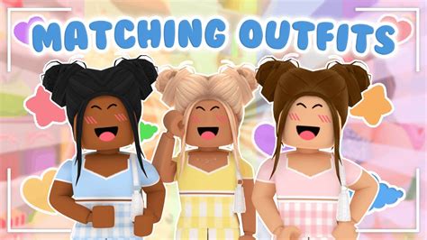 Matching Roblox Outfits Aesthetic - dimecorazonteestoyescuchando