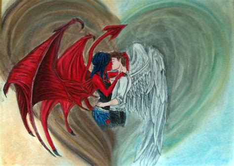 The Love of an Angel and Demon by AngelOfDragon on DeviantArt