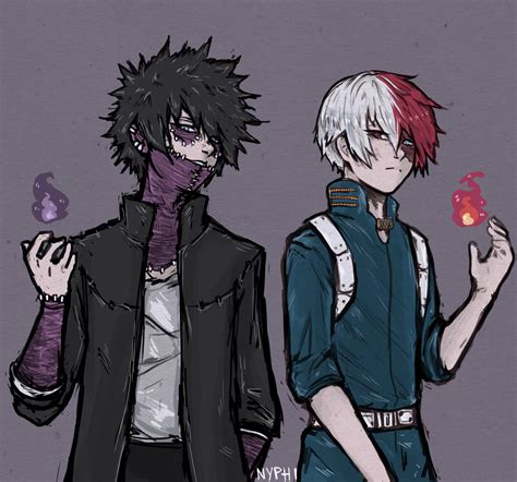 Boku no Hero Academia: Todoroki Shoto and Dabi by nyphi on DeviantArt