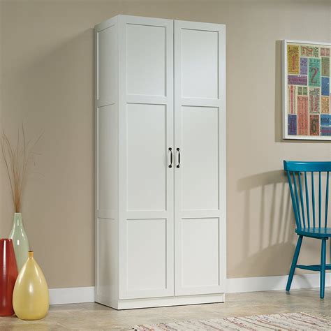 Add Style And Storage To Your Home With A Tall White Cabinet - Home ...