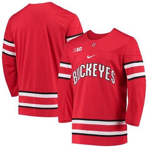 Nike Ohio State Buckeyes Replica Team Hockey Jersey | Academy