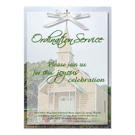 Ordination Invitation | Zazzle.com