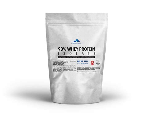 WHEY PROTEIN ISOLATE 454g POWDER 90% WPI NATURAL FLAVOUR | eBay