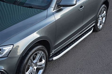 Aluminium Side Steps Bars Running Boards To Fit Audi Q5 (2008-17) - Autoline Accessories Limited