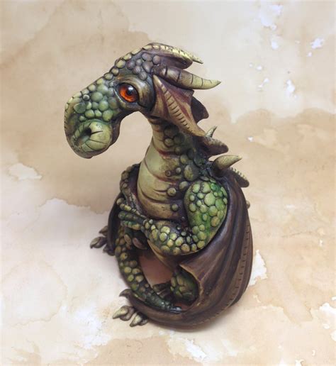 Dragon sculpture by Feythcrafts on Etsy