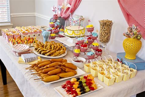 Circus Themed Party Food