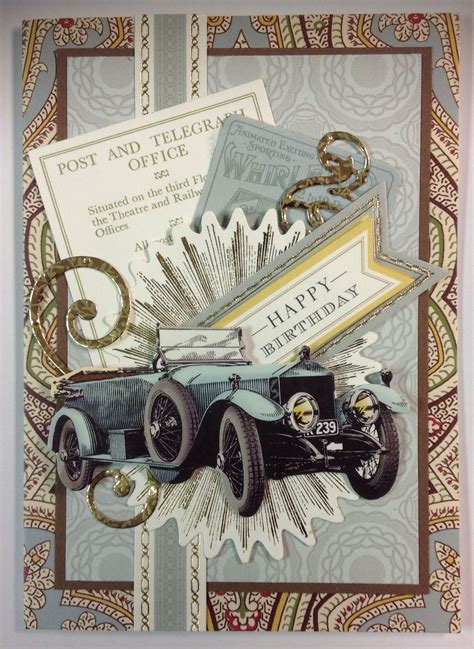 Anna Griffin's All About Men, plus a couple of her dies. | Masculine birthday cards, Anna ...