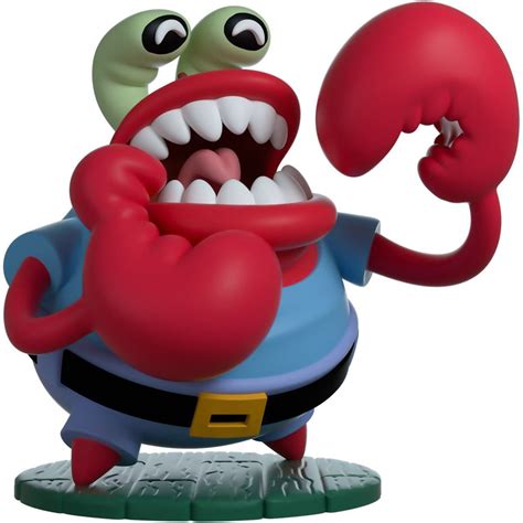 Spongebob SquarePants Collection Choking Mr. Krabs Vinyl Figure #13