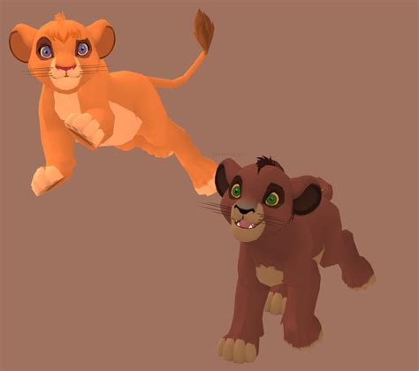 Vitani and Kovu 3D by Kitchiki on DeviantArt